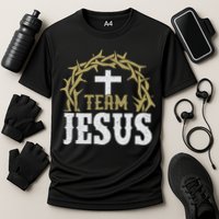 Team Jesus For Christian And True Believer Cooling Performance Crew T-Shirt