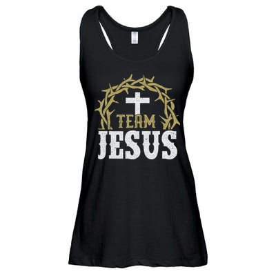 Team Jesus For Christian And True Believer Ladies Essential Flowy Tank