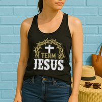 Team Jesus For Christian And True Believer Womens Tank Top