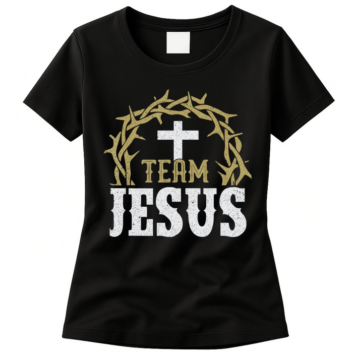 Team Jesus For Christian And True Believer Womens T-Shirt