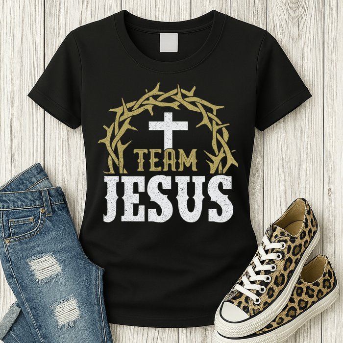 Team Jesus For Christian And True Believer Womens T-Shirt
