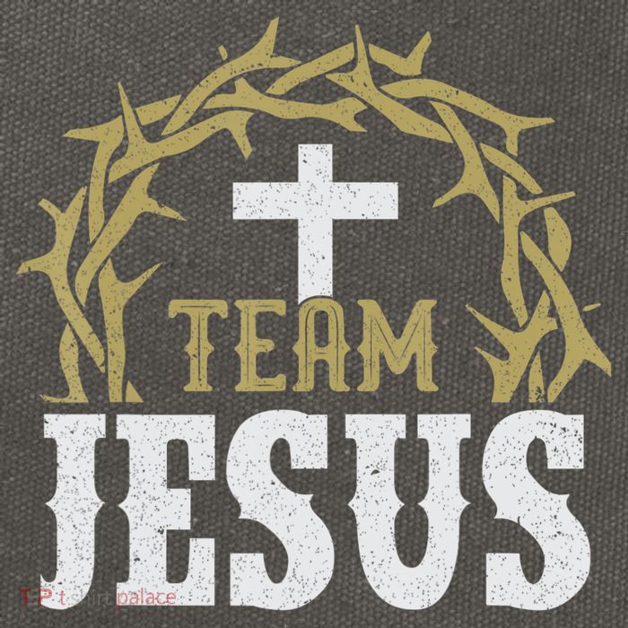 Team Jesus For Christian And True Believer Cotton Canvas Backpack