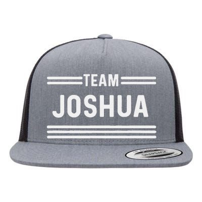 Team Joshua Family Name Flat Bill Trucker Hat