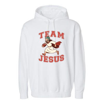 Team Jesus Football Garment-Dyed Fleece Hoodie