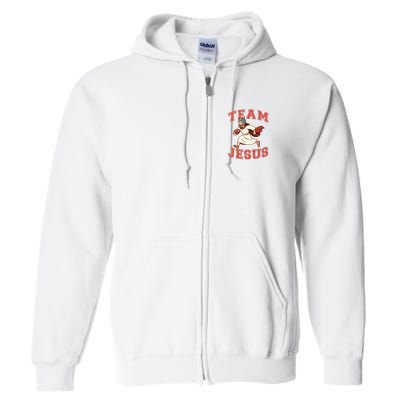 Team Jesus Football Full Zip Hoodie