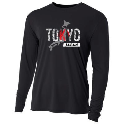 Tokyo Japan | Flag Japan Cooling Performance Long Sleeve Crew