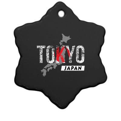 Tokyo Japan | Flag Japan Ceramic Star Ornament