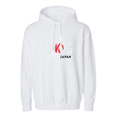 Tokyo Japan | Flag Japan Garment-Dyed Fleece Hoodie