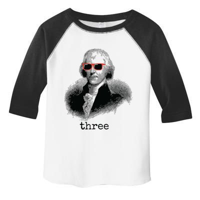 Thomas Jefferson Founding Father Toddler Fine Jersey T-Shirt