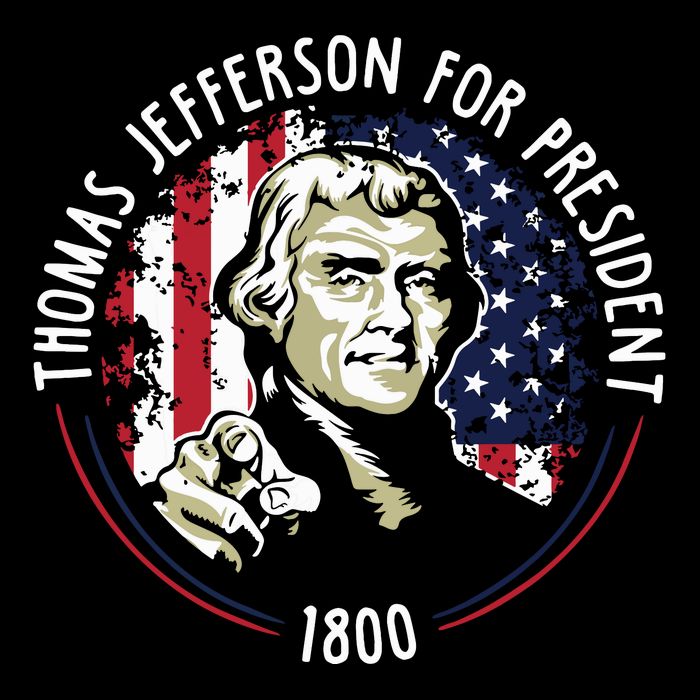 Thomas Jefferson For President Funny Quote Patriotic Gift 16 in Basic Backpack
