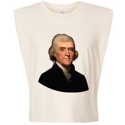 Thomas Jefferson Founding Father Liberty Conservative Thomas Jefferson Garment-Dyed Women's Muscle Tee