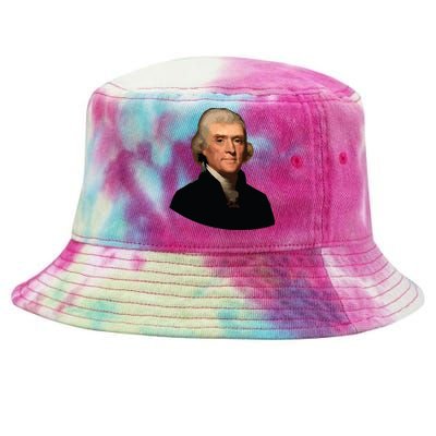 Thomas Jefferson Founding Father Liberty Conservative Thomas Jefferson Tie-Dyed Bucket Hat