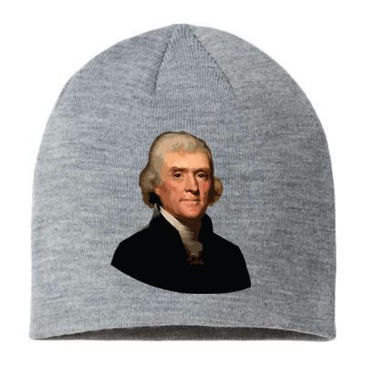 Thomas Jefferson Founding Father Liberty Conservative Thomas Jefferson Sustainable Beanie