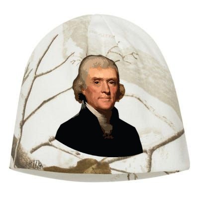 Thomas Jefferson Founding Father Liberty Conservative Thomas Jefferson Kati - Camo Knit Beanie