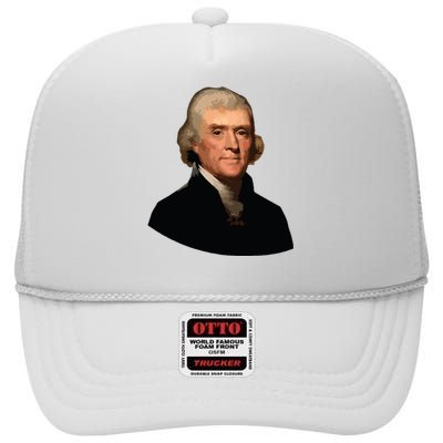 Thomas Jefferson Founding Father Liberty Conservative Thomas Jefferson High Crown Mesh Back Trucker Hat