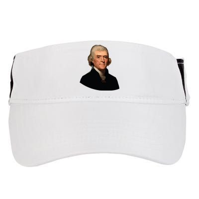 Thomas Jefferson Founding Father Liberty Conservative Thomas Jefferson Adult Drive Performance Visor