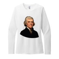 Thomas Jefferson Founding Father Liberty Conservative Thomas Jefferson Womens CVC Long Sleeve Shirt