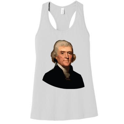 Thomas Jefferson Founding Father Liberty Conservative Thomas Jefferson Women's Racerback Tank