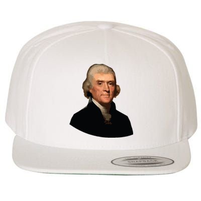 Thomas Jefferson Founding Father Liberty Conservative Thomas Jefferson Wool Snapback Cap