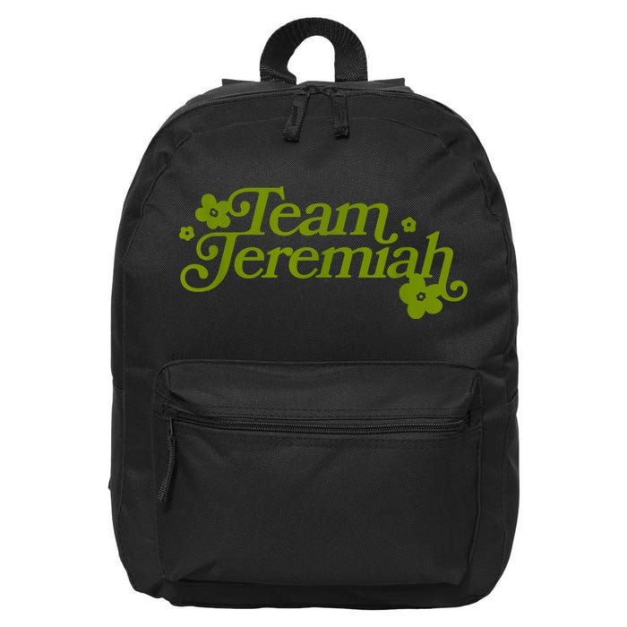 Team Jeremiah Floral 16 in Basic Backpack