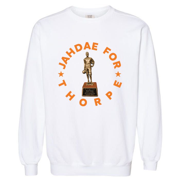 Texas Jahdae For Thorpe Longhorns Garment-Dyed Sweatshirt