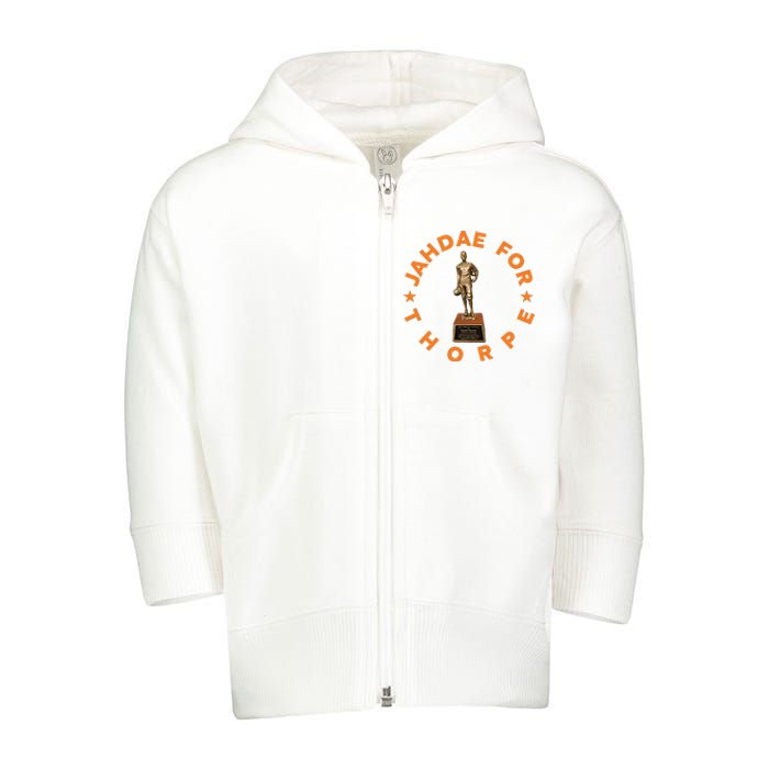 Texas Jahdae For Thorpe Longhorns Toddler Zip Fleece Hoodie