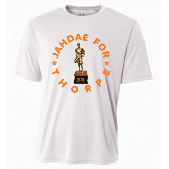 Texas Jahdae For Thorpe Longhorns Cooling Performance Crew T-Shirt