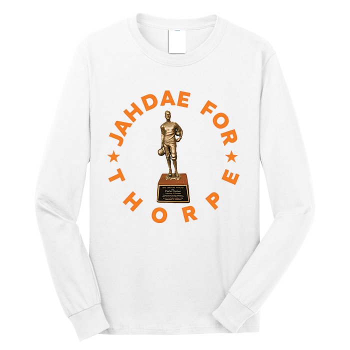 Texas Jahdae For Thorpe Longhorns Long Sleeve Shirt