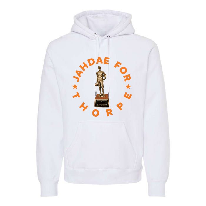 Texas Jahdae For Thorpe Longhorns Premium Hoodie