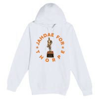 Texas Jahdae For Thorpe Longhorns Premium Pullover Hoodie