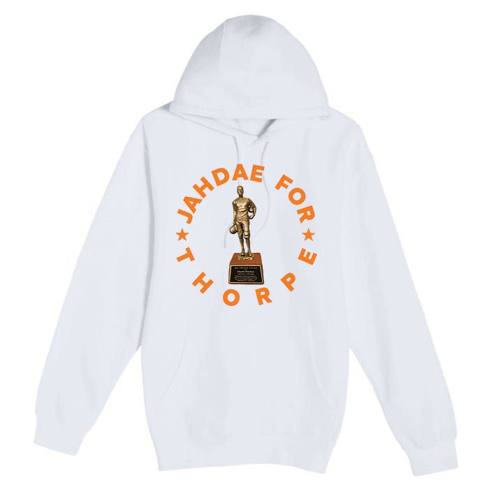 Texas Jahdae For Thorpe Longhorns Premium Pullover Hoodie