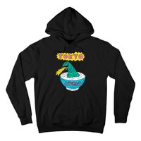 Tokyo Japan Funny Vintage Monster Attack On Soup Ramen Gifts Hoodie