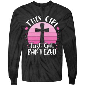 This Just Got Baptized Christian Communion Baptism Tie-Dye Long Sleeve Shirt