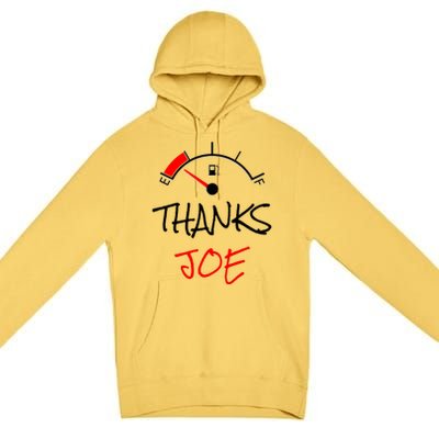 Thanks Joe Gas Tank On E Anti Biden Premium Pullover Hoodie