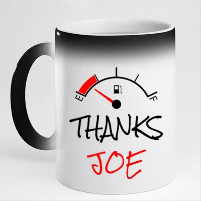 Thanks Joe Gas Tank On E Anti Biden 11oz Black Color Changing Mug