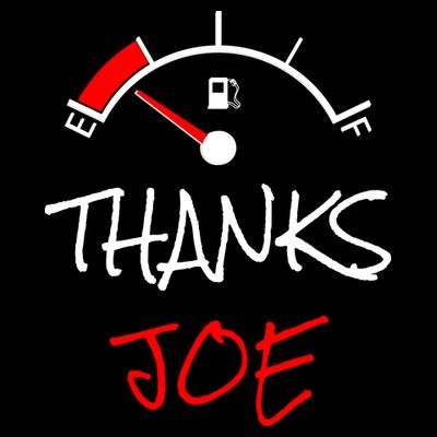 Thanks Joe Gas Tank On E Anti Biden T-Shirt