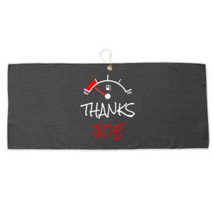 Thanks Joe Gas Tank On E Anti Biden Large Microfiber Waffle Golf Towel