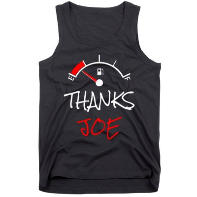 Thanks Joe Gas Tank On E Anti Biden Tank Top