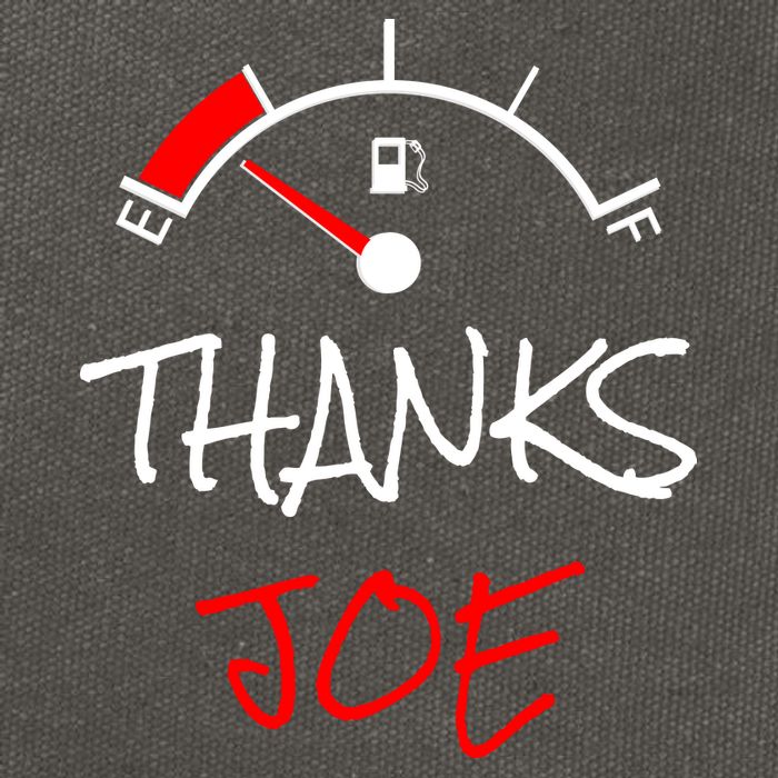 Thanks Joe Gas Tank On E Anti Biden Cotton Canvas Backpack