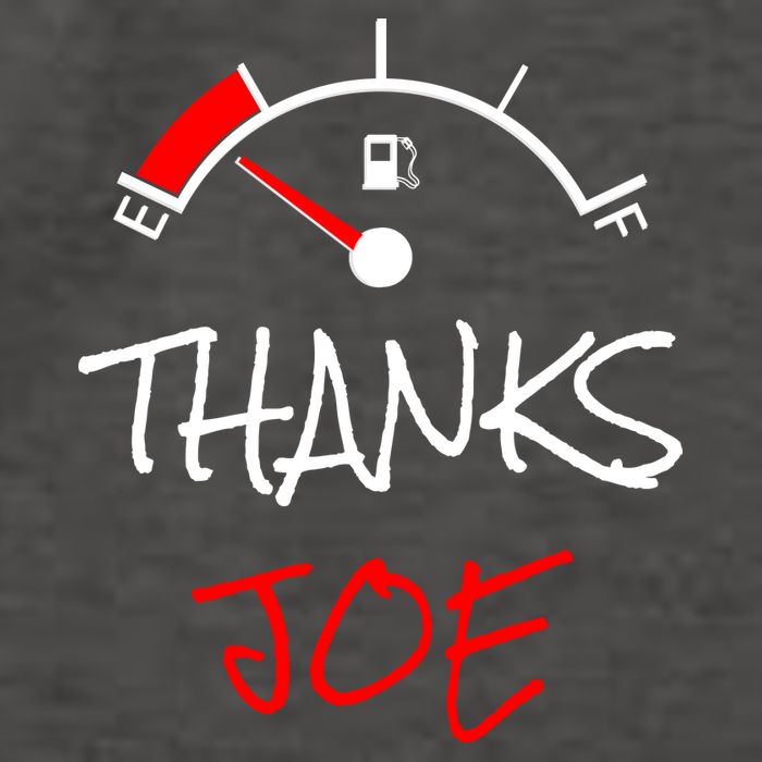 Thanks Joe Gas Tank On E Anti Biden Vector Backpack