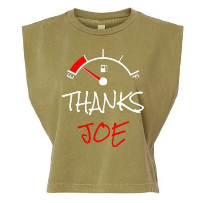 Thanks Joe Gas Tank On E Anti Biden Garment-Dyed Women's Muscle Tee