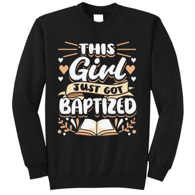 This Just Got Baptized Communion Baptism  Sweatshirt