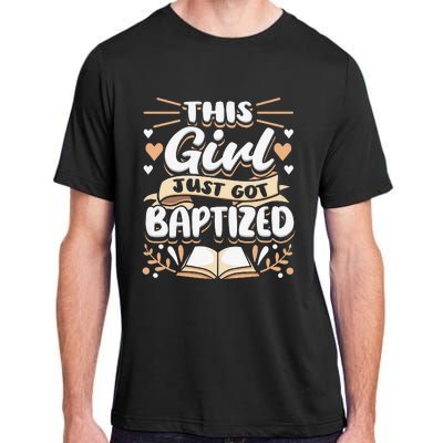 This Just Got Baptized Communion Baptism  Adult ChromaSoft Performance T-Shirt