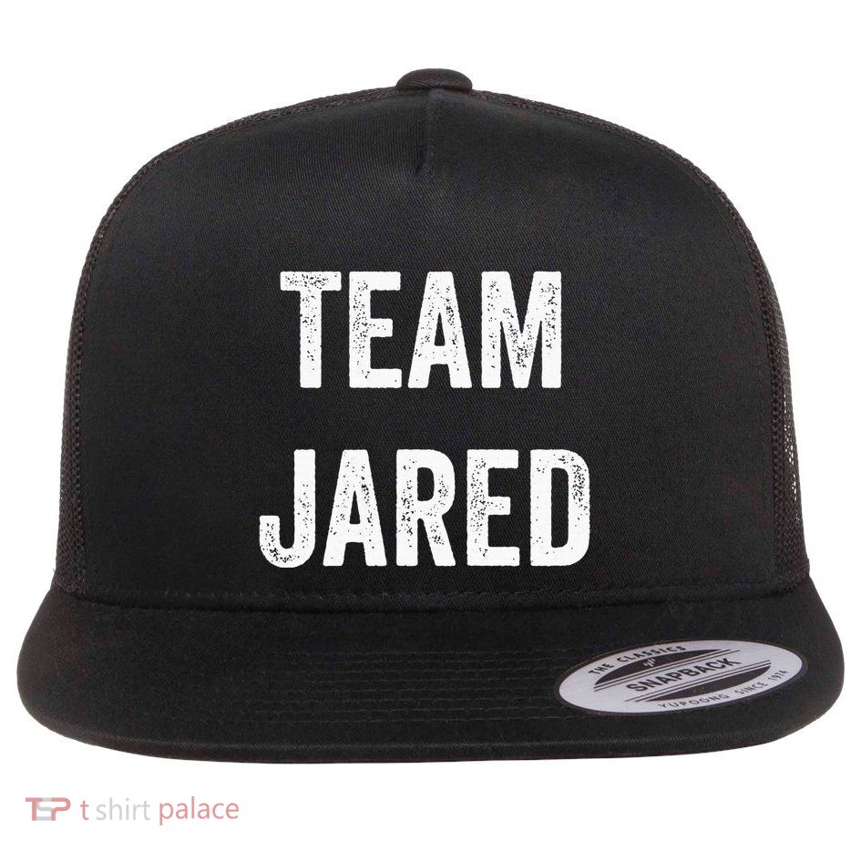 Team Jared Go Jared Supporter Cheer Fan Flatbill Hat