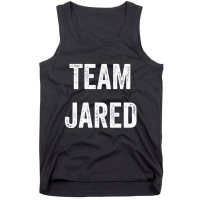 Team Jared Go Jared Supporter Cheer Fan Tank Top