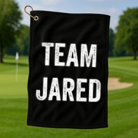 Team Jared Go Jared Supporter Cheer Fan Golf Towel