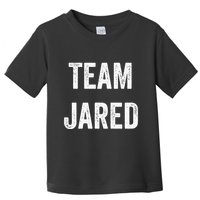 Team Jared Go Jared Supporter Cheer Fan Toddler T-Shirt