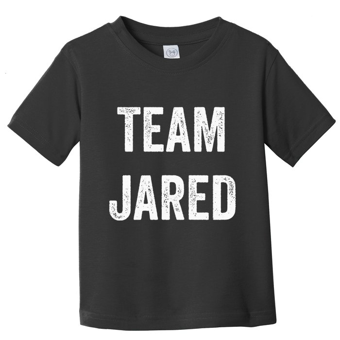 Team Jared Go Jared Supporter Cheer Fan Toddler T-Shirt