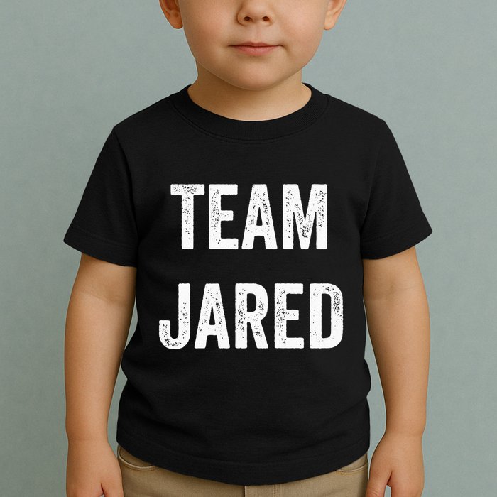 Team Jared Go Jared Supporter Cheer Fan Toddler T-Shirt