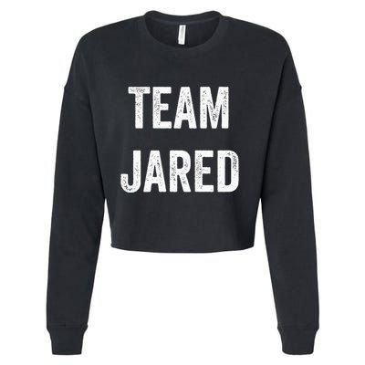 Team Jared Go Jared Supporter Cheer Fan Cropped Pullover Crew